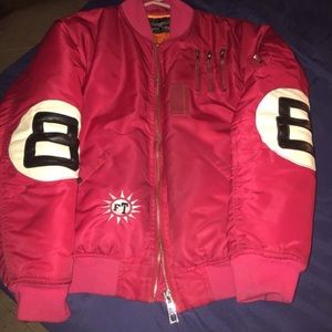 Flight Tiger 8 Ball Jacket. ( Red )